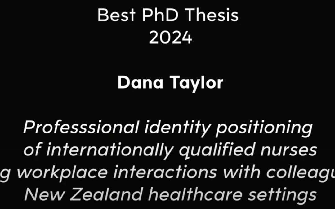 Best PhD Thesis 2024: Dana Taylor